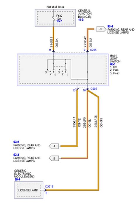 2008 sprinter license plate light wiring diagram 