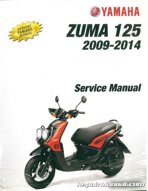 2009 2010 2011 2012 2013 2014 Yamaha Zuma Yw125 Scooter Models Service Manual