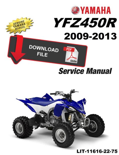 2009 2010 Yamaha Yfz450r Service Repair Manual Download 09 10