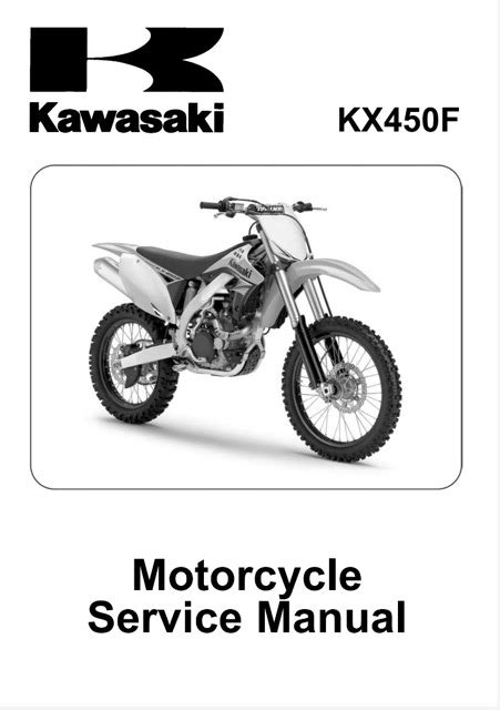 2009 2011 Kawasaki Kx450f Service Repair Manual Instant Download