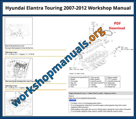 2009 2012 Elantra Touring Service Repair Manual Download