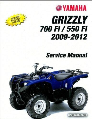 2009 2012 Yamaha Grizzly 550 Master Service Repair Manual