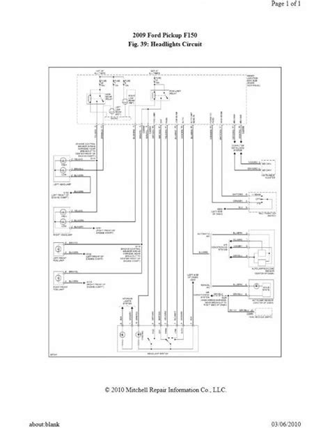 2009 2014 ford f 150 headlight wiring diagram 