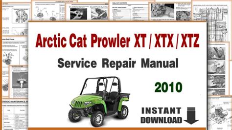 2009 Arctic Cat Prowler Xtz 1000 Atv Workshop Service Repair Manual Download