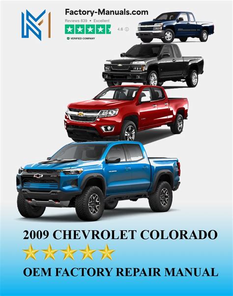 2009 Chevrolet Colorado Service Repair Manual Software