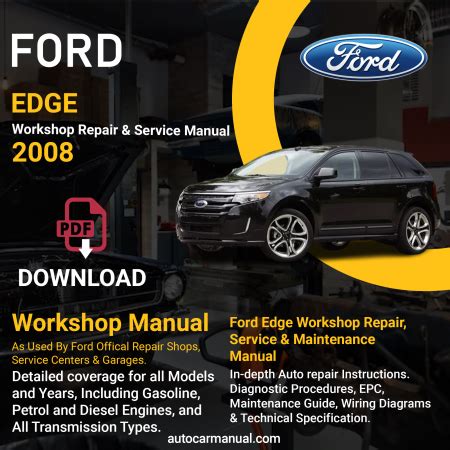 2009 Ford Edge Workshop Repair Service Manual Best Download