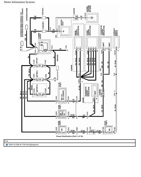 2009 Ford F650 750 Manual and Wiring Diagram