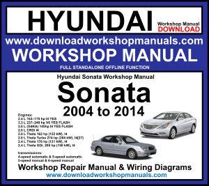 2009 Hyundai Sonata Service Repair Workshop Manual Download