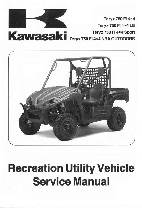 2009 Kawasaki Teryx Krf750 Atv Repair Manual