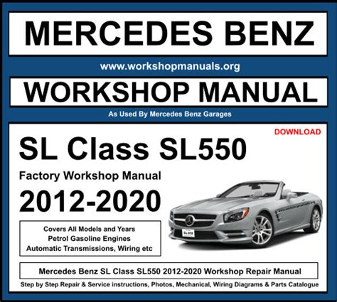 2009 Mercedes Benz Sl550 Service Repair Manual Software