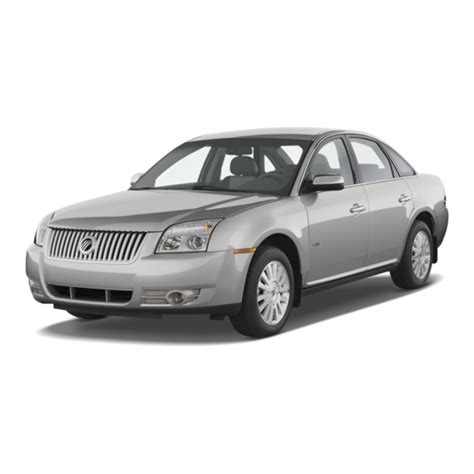 2009 Mercury Sable Owners Manual