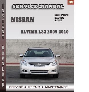 2009 Nissan Altima Factory Service Manual