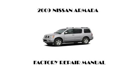 2009 Nissan Armada Factory Service Manual