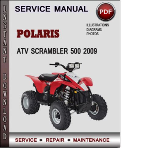 2009 Polaris Atv Scrambler 500 Service Manual