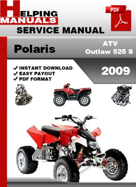 2009 Polaris Outlaw 450 525 Repair Service Pdf Manual Downlo