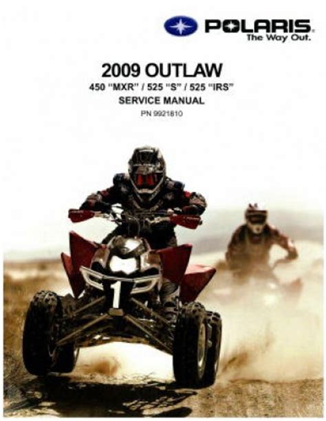 2009 Polaris Outlaw 450s 525s 525 2x4 Service Repair Manual Download 09