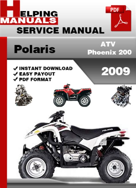 2009 Polaris Phoenix 200 Service Repair Manual Download 09