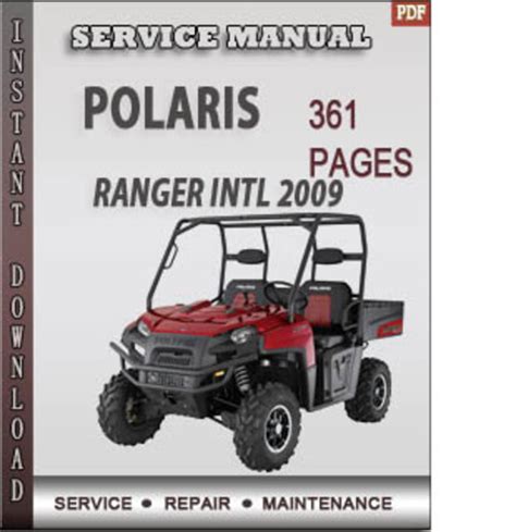 2009 Polaris Ranger Service Manual