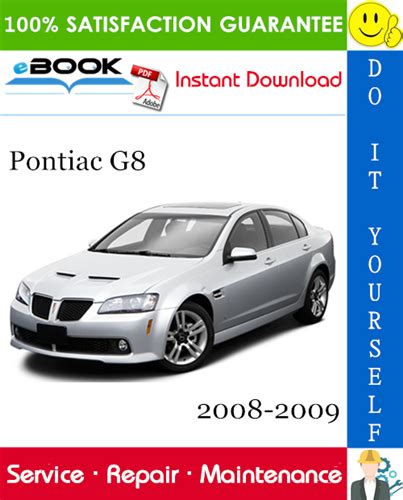 2009 Pontiac G8 Service Repair Manual Software