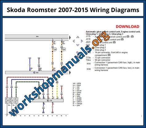 2009 S?koda Roomster Manual and Wiring Diagram