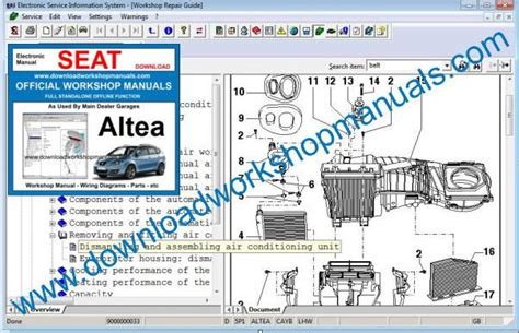 2009 Seat Aleta Manual and Wiring Diagram