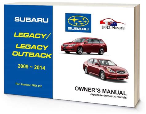 2009 Subaru Legacy Outback Service Repair Manual Download