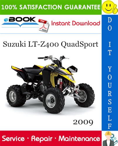 2009 Suzuki Lt Z400 Quadsport Service Repair Manual Download