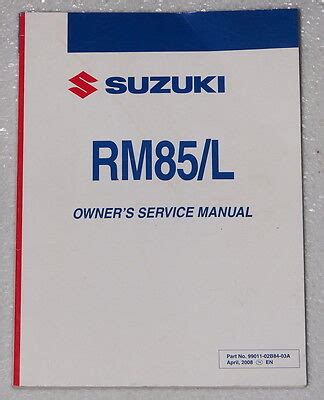 2009 Suzuki Rm85 K9 Workshop Service Repair Manual Download