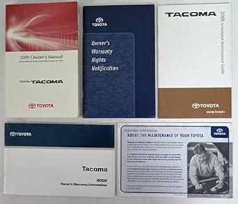 2009 Toyota Tacoma Owners Manual