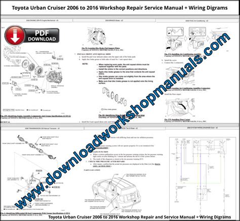 2009 Toyota Urban Cruiser Tns410 Lhd Manual and Wiring Diagram