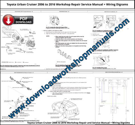 2009 Toyota Urban Cruiser Tpa Front Lhd Manual and Wiring Diagram