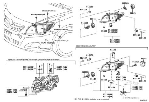 2009 Toyota Verso Headlamp Covers Manual and Wiring Diagram