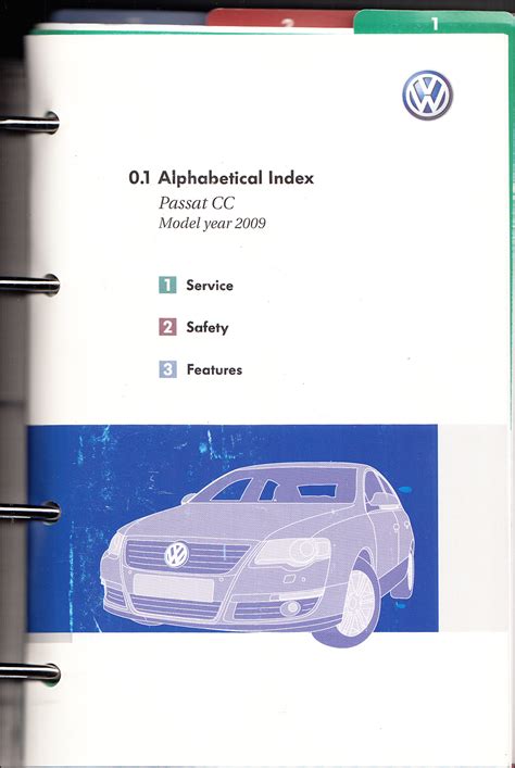 2009 Volkswagen Cc Owners Manual