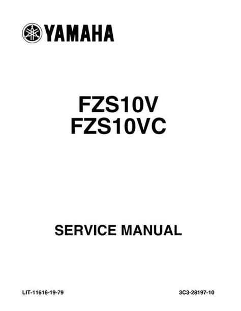 2009 Yamaha Fz1 Service Repair Manual Pdf Download