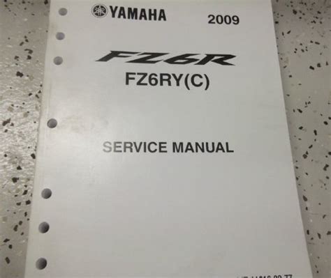 2009 Yamaha Fz6r Service Repair Manual Pdf Download