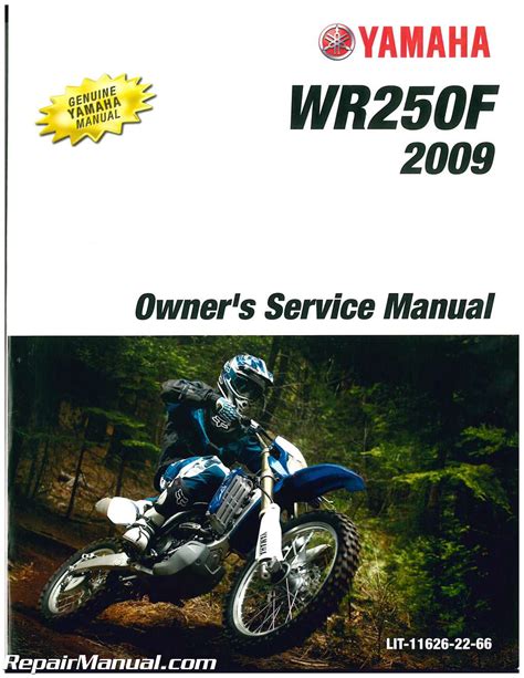 2009 Yamaha Wr250f Y Service Repair Manual 09