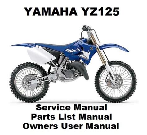 2009 Yamaha Yz 125 Owners Repair Service Factory Manual Pdf Download