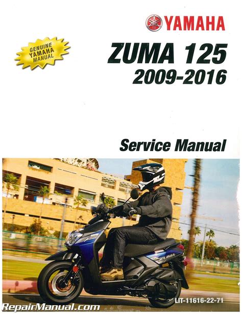 2009 Yamaha Zuma 125 Repair Service Factory Manual Pdf Download