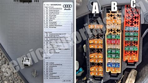 2009 audi a4 fuse diagram 