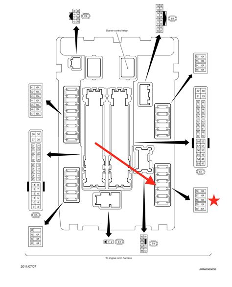 2009 infiniti fx35 fuse box 