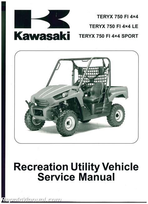 2010 2012 Kawasaki Teryx 750 Fi 4x4 Service Repair Manual