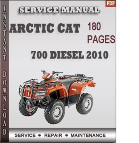 2010 Arctic Cat 700 Diesel Factory Service Repair Workshop Manual