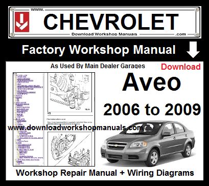 2010 Aveo All Models Service And Repair Manual