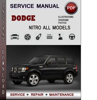 2010 Dodge Nitro Diagnostic Procedure Manuals