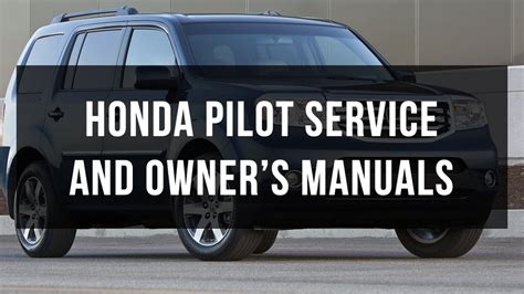 2010 Honda Pilot Service Repair Manual Software