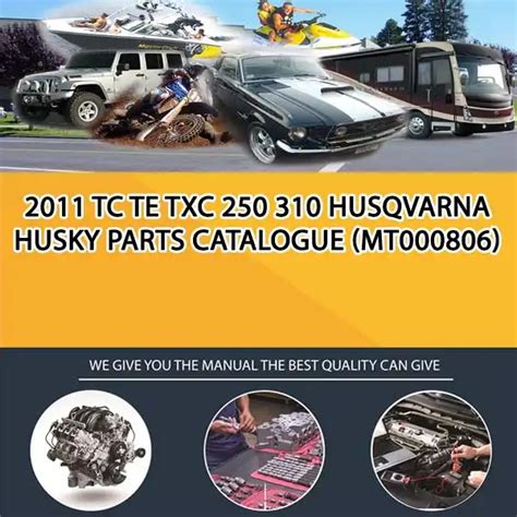 2010 Husqvarna Husky Te Tc Txc 250 Owners Manual