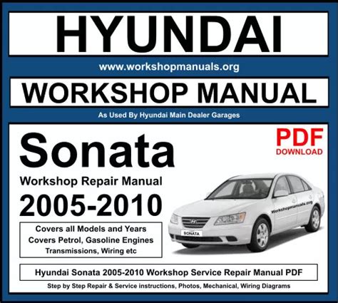 2010 Hyundai Sonata Service Repair Manual Software