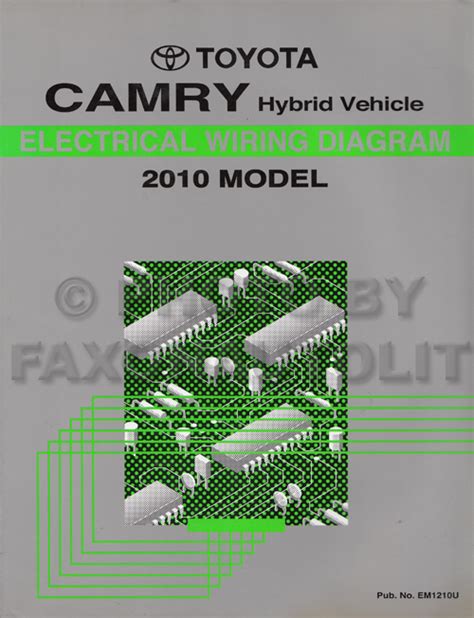 2010 Toyota Camry HV Manual and Wiring Diagram