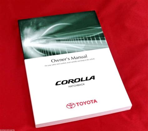 2010 Toyota Corolla Owners Manual Free