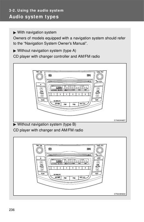 2010 Toyota Rav4 Operating The Audio System Manual and Wiring Diagram